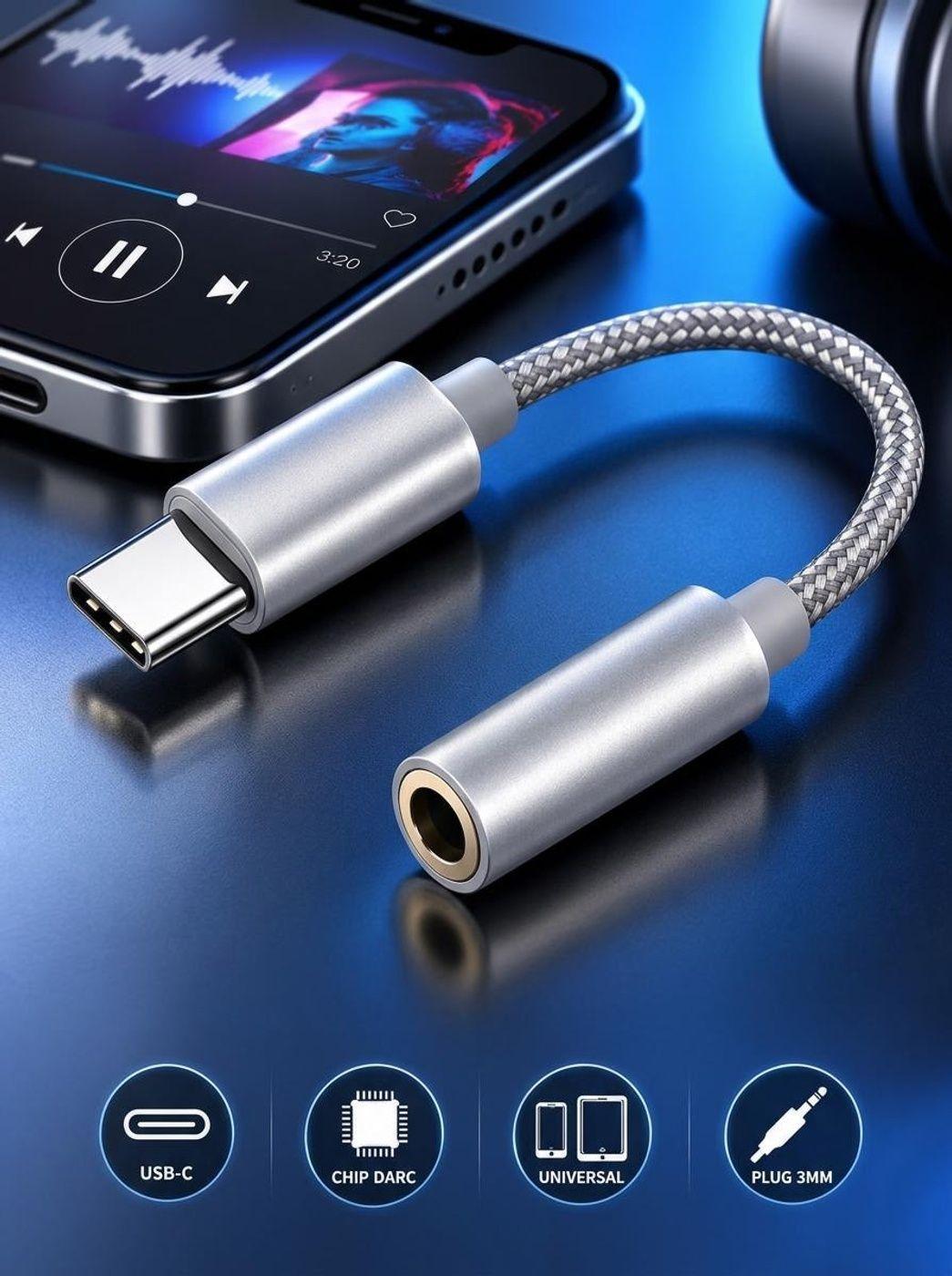 ADAPTADOR DE AUDIFONOS TIPO C A CONECTOR DE AUDIO JACK 3 5MM-4