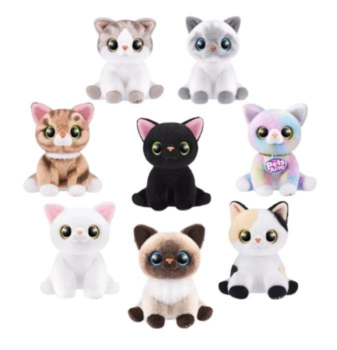  PELUCHE GATO ENAMORADO EN HUEVO SORPRESA PETS ALIVE-3