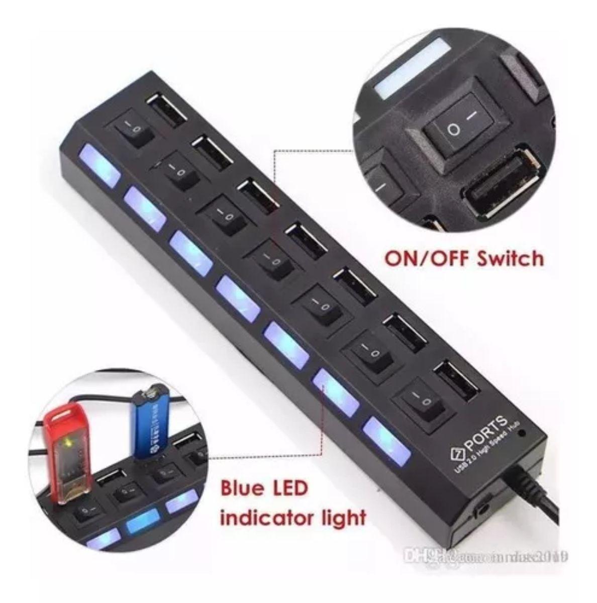 HUB USB 7 PUERTOS CON SWITCH TREQA USB 3.0-2