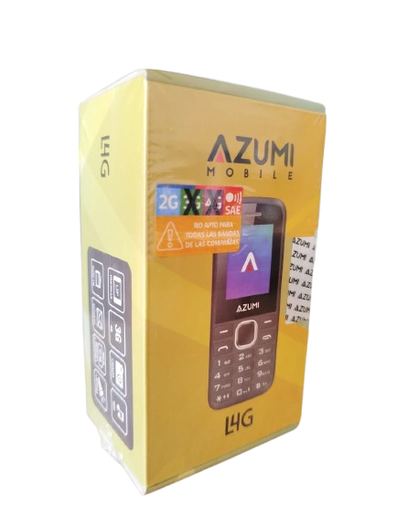 CELULAR BASICO AZUMI L4G NEGRO-4