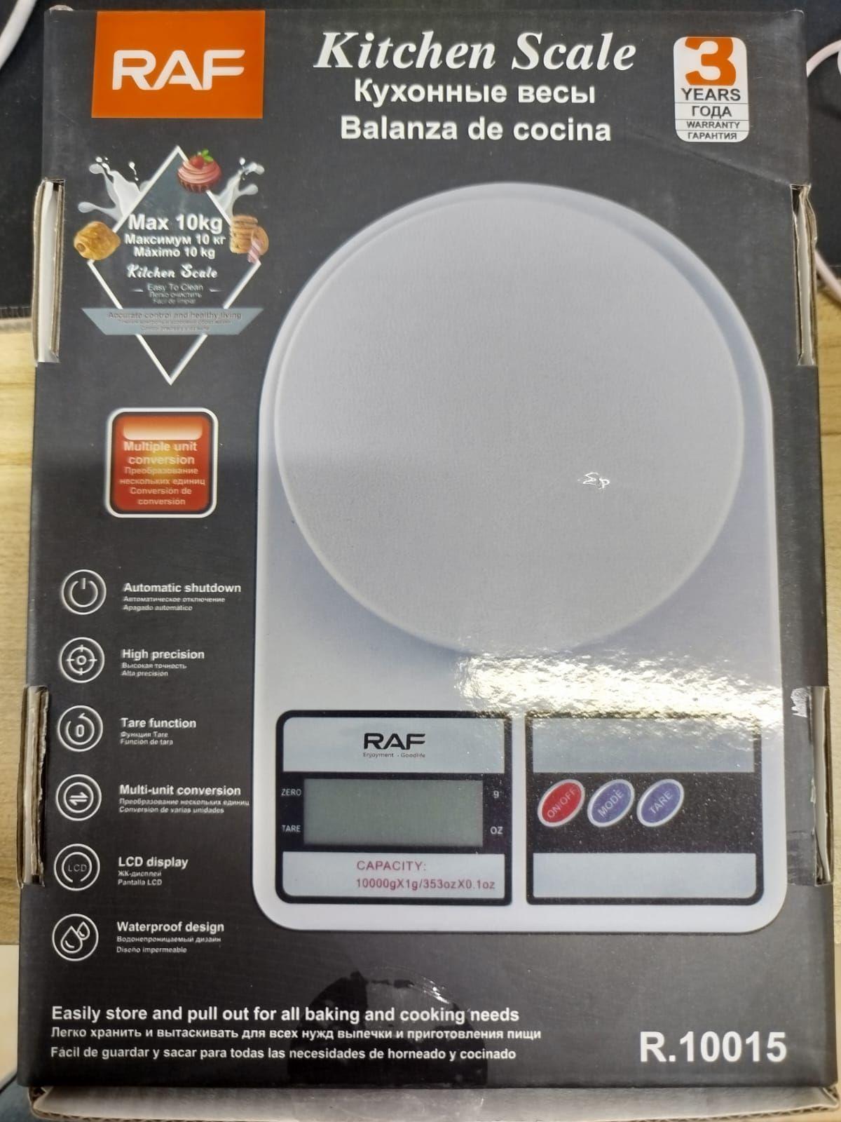 BALANZA PESO DIGITAL 10KG FUNCION TARA APAGADO AUTOMATICO BLANCO 10 KG-5