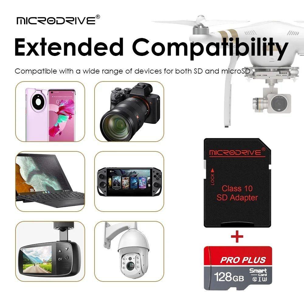 TARJETA MICRO SD MICRODRIVE 128 GB PRO PLUS-2