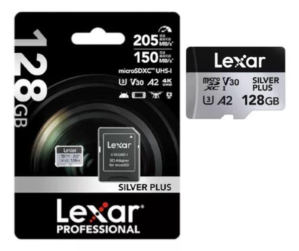 TARJETA DE MEMORIA PROFESSIONAL LEXAR SILVER PLUS 128GB 4K-1