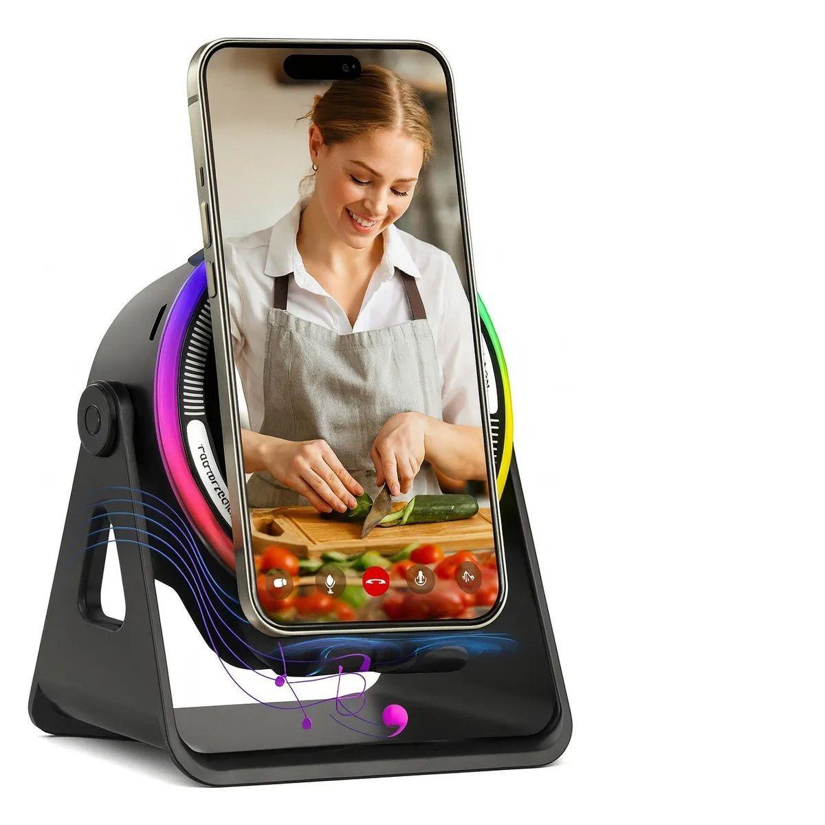 Parlante Zj08 Sin Bluetooth con Soporte Para Tel fono Y Tablet-1