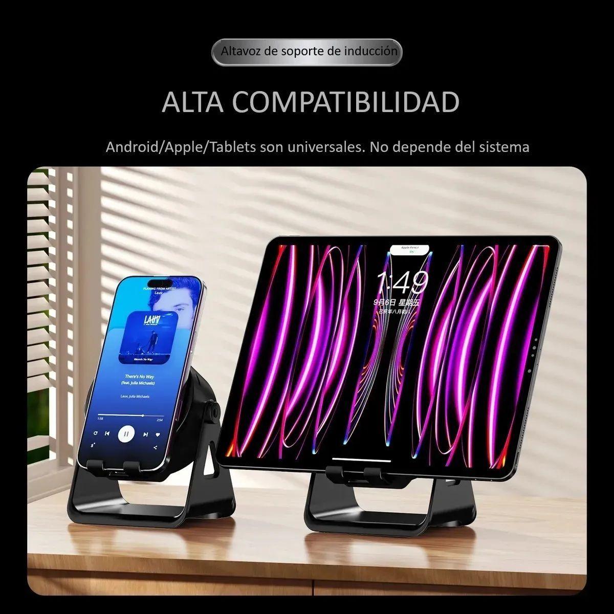 Parlante Zj08 Sin Bluetooth con Soporte Para Tel fono Y Tablet-2