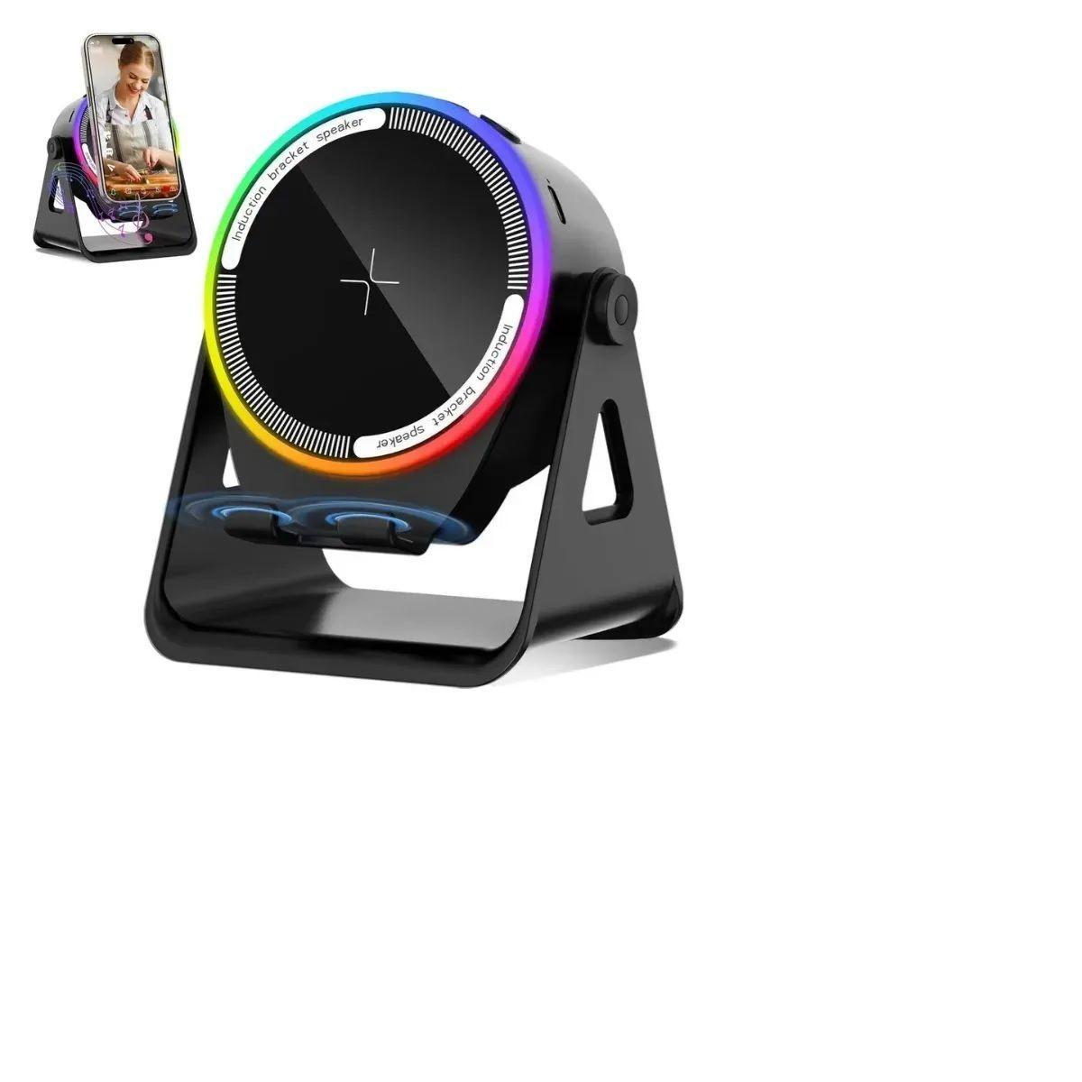 Parlante Zj08 Sin Bluetooth con Soporte Para Tel fono Y Tablet-4