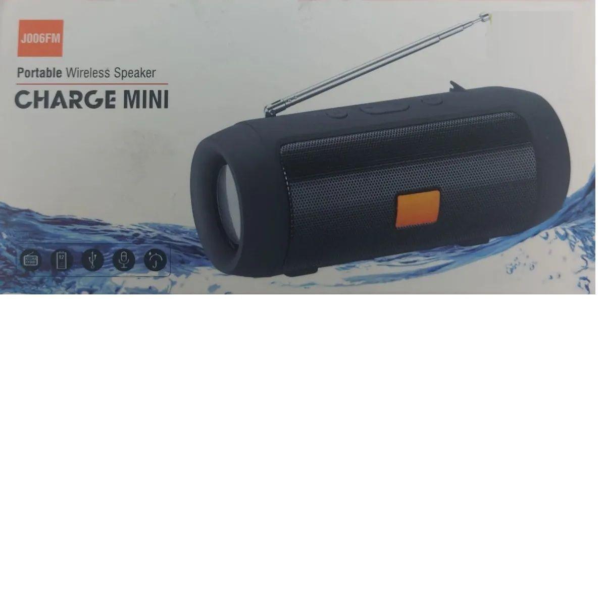 Parlante Bluetooth Portatil Charge Mini J006fm 10w Con Radio Fm-1