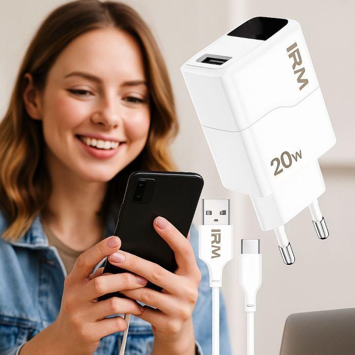 Cargador Carga Rapida 20W Compatible con Samsung Xiaomi Motorola Redmi Android-2