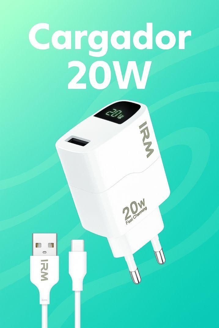 Cargador Carga Rapida 20W Compatible con Samsung Xiaomi Motorola Redmi Android-5