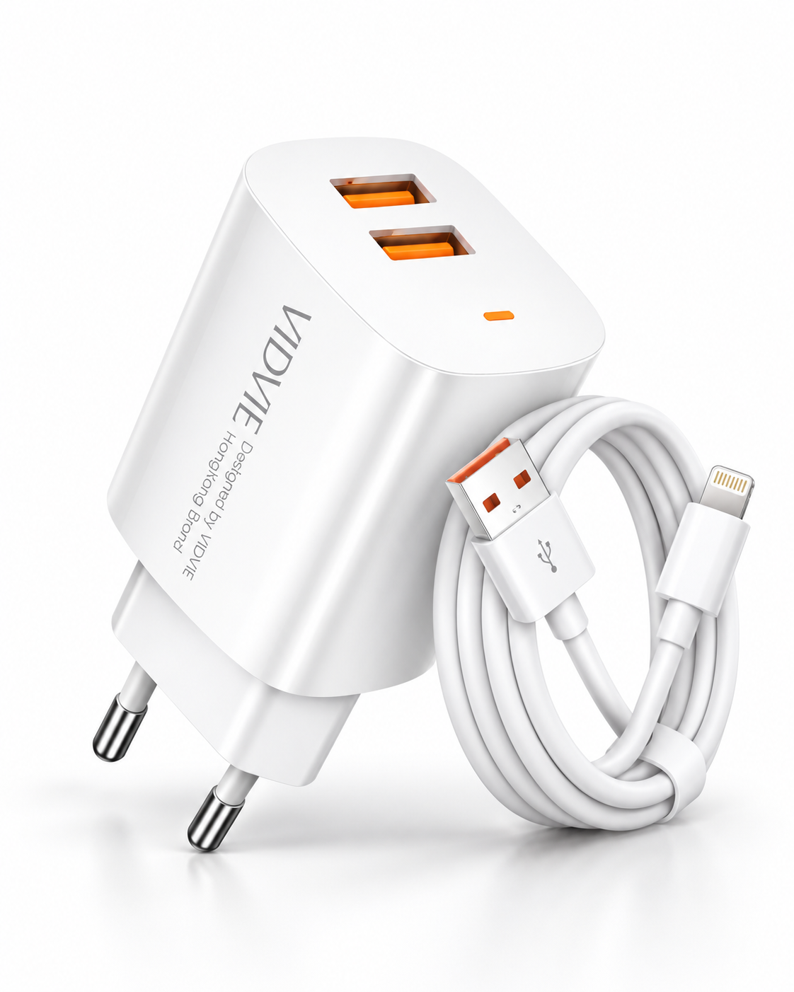 Cargador R pido Vidvie Compatible con iPhone 8 X XR 11 12 13 14-0