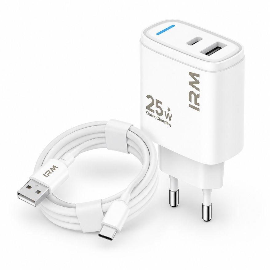 Cargador R pido IRM 25W Compatible con Samsung Galaxy y Android-0