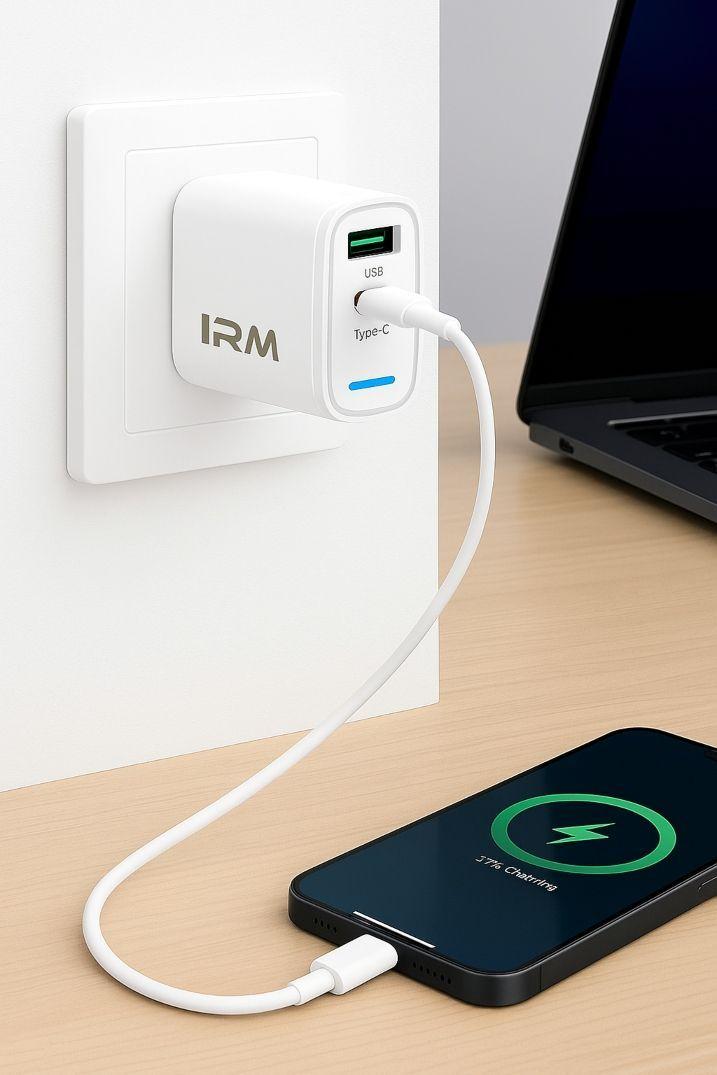 Cargador R pido IRM 25W Compatible con Samsung Galaxy y Android-6