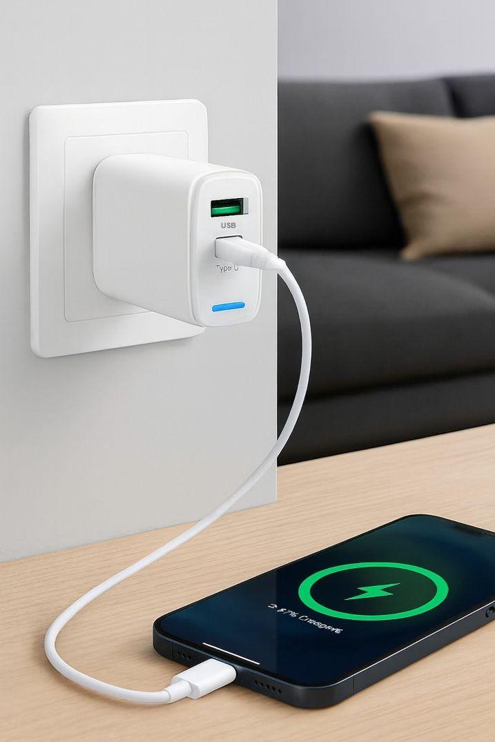 Cargador R pido IRM 25W Compatible con Samsung Galaxy y Android-3