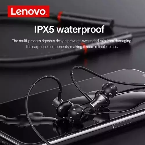 AUDÍFONOS LENOVO HE05X II BLUTETOOTH DEPORTIVOS IPX5-3