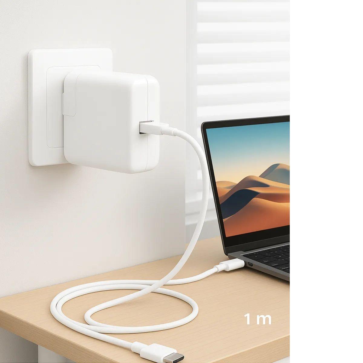 CARGADOR 87W CABLE TIPO C CARGA RAPIDA PARA LAPTOP Y MACBOOK-3