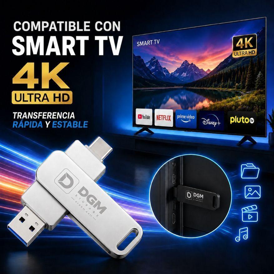 Pendrive 8GB Diegmark USB 3 0 y USB C OTG para PC y Celular-3
