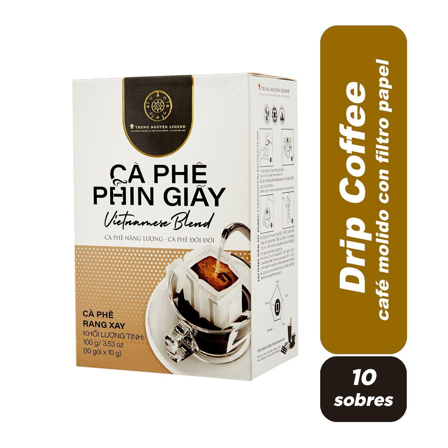 Café Molido Con Filtro Papel Vietnamese Blend Trung Nguyen-0