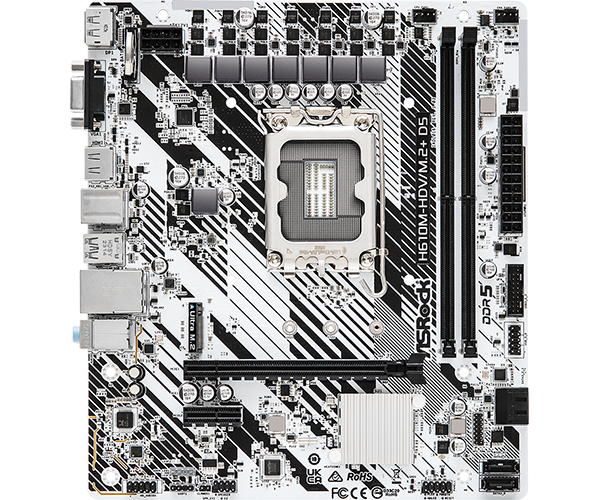 Tarjeta Madre Asrock MB H610M-HDV/M2+ D5-0