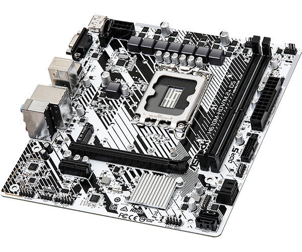 Tarjeta Madre Asrock MB H610M-HDV/M2+ D5-1