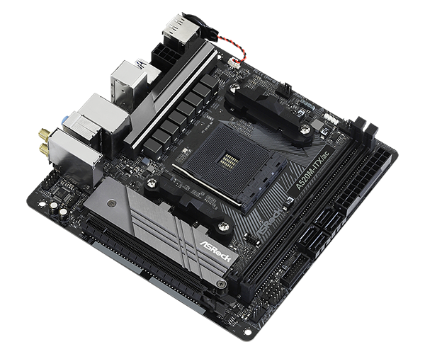Tarjeta Madre Asrock A520-ITX/ac AM4 DDR4 WiFi-2