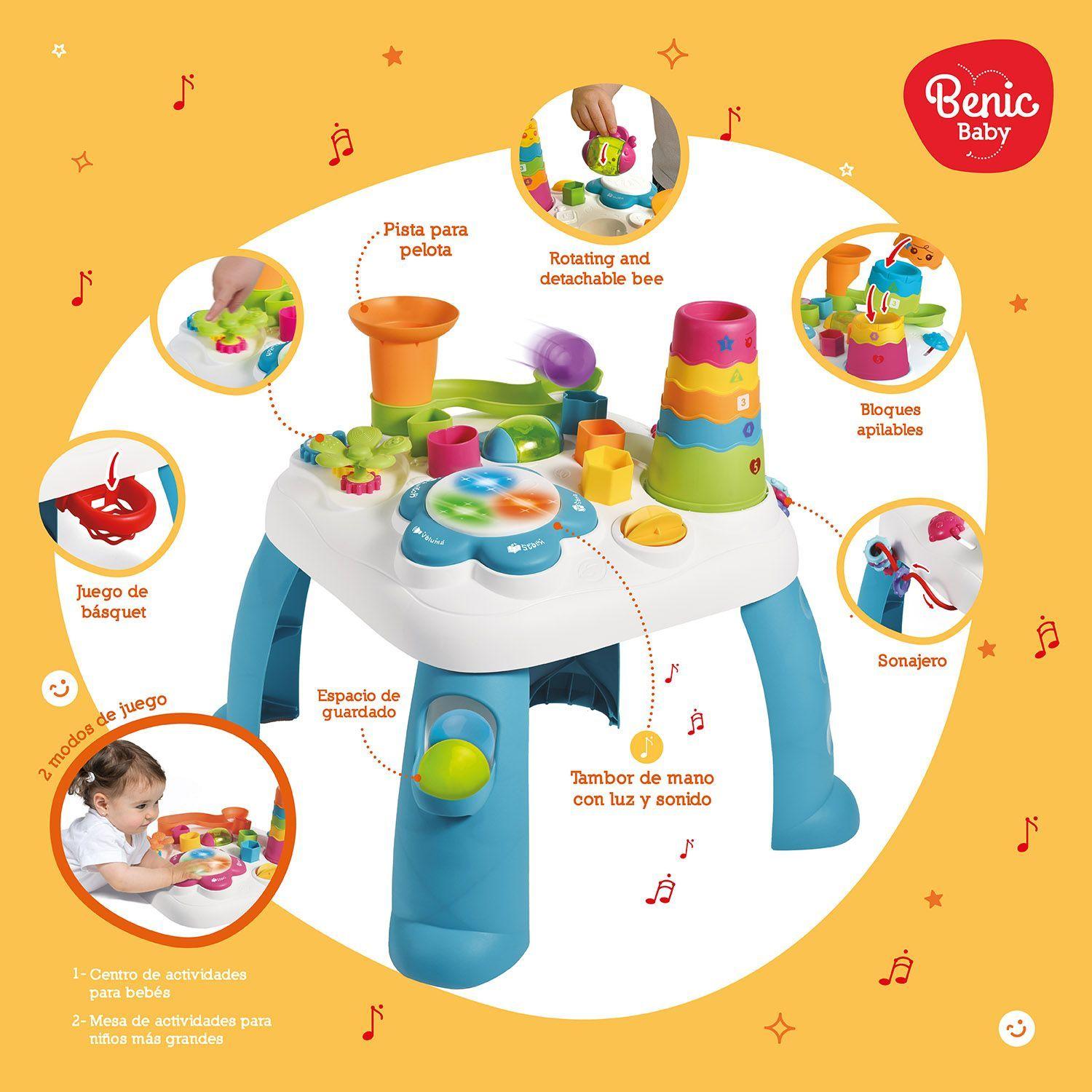 Mesa de Aprendizaje Infantil con Luces, Sonidos y 2 Modos de Juego - Surtido-4