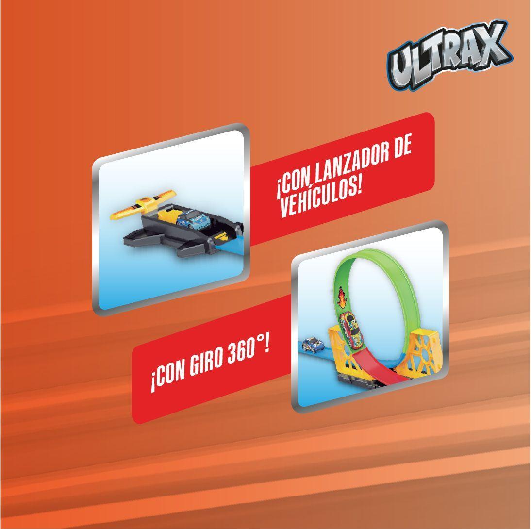 Juguete  Pista de Autos con Giro de 360° de Ultrax -3