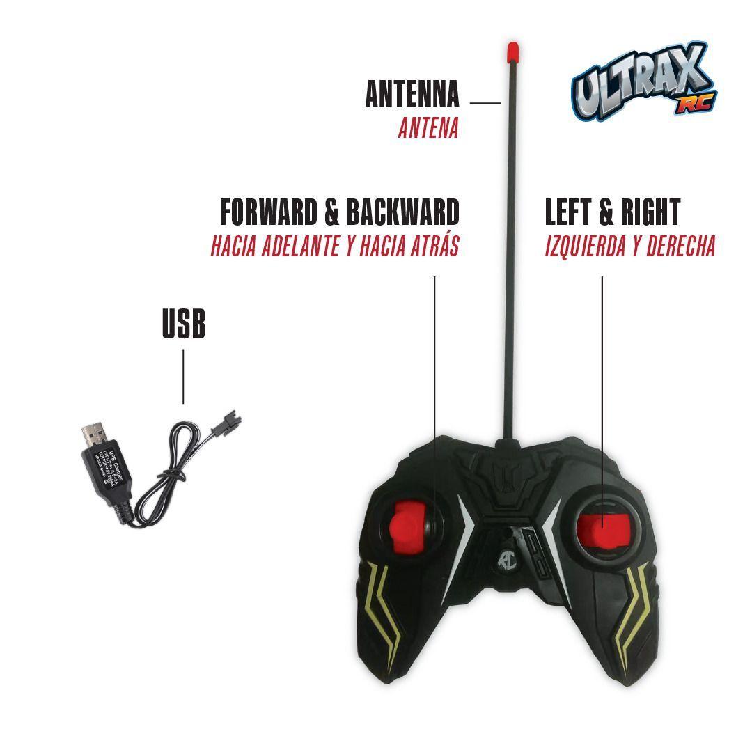 Juguete Auto a Control Remoto y Batería Recargable 24 cm-2