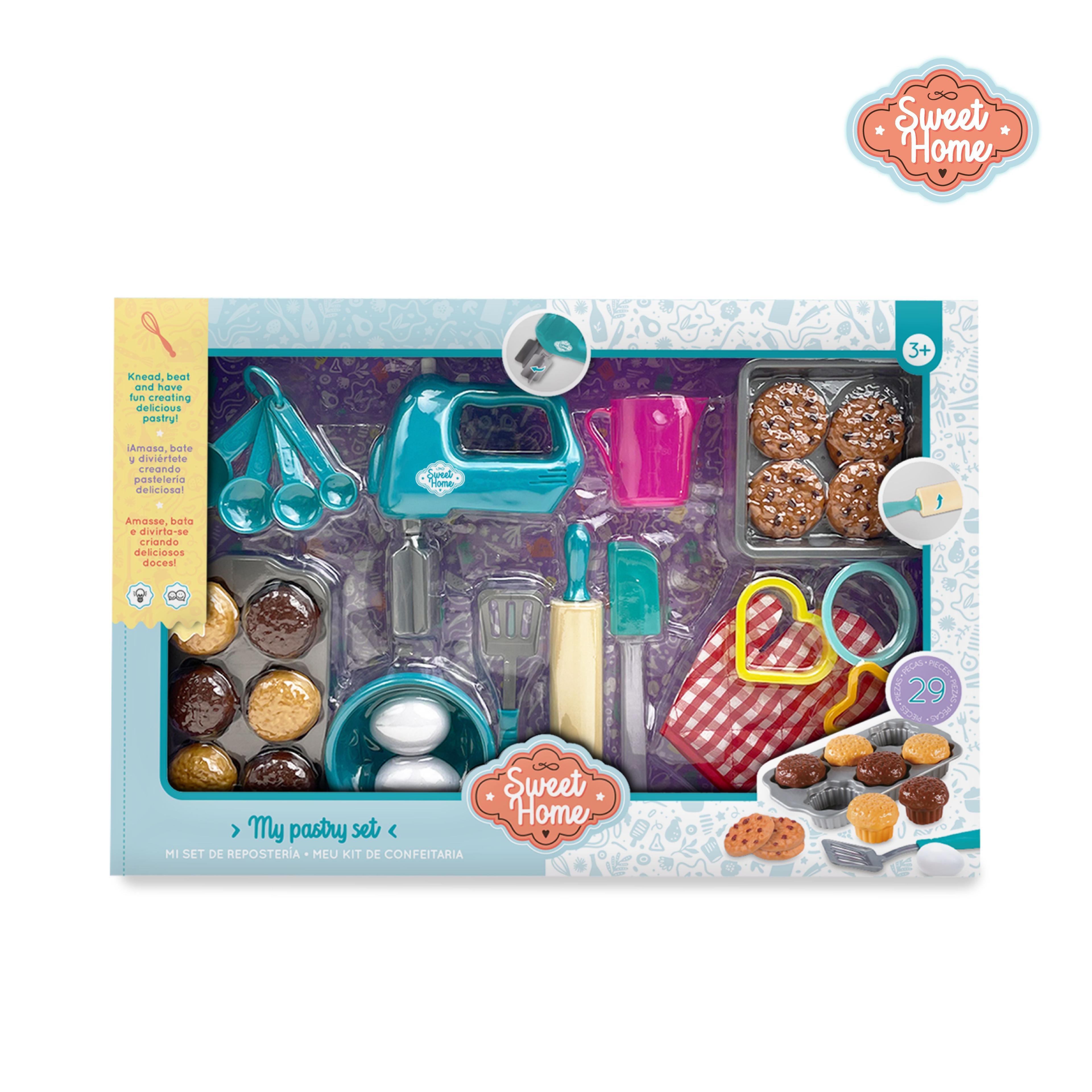 ¡Dulces Momentos en la Cocina! Set de Repostería Infantil con Batidora y 25 Accesorios-3