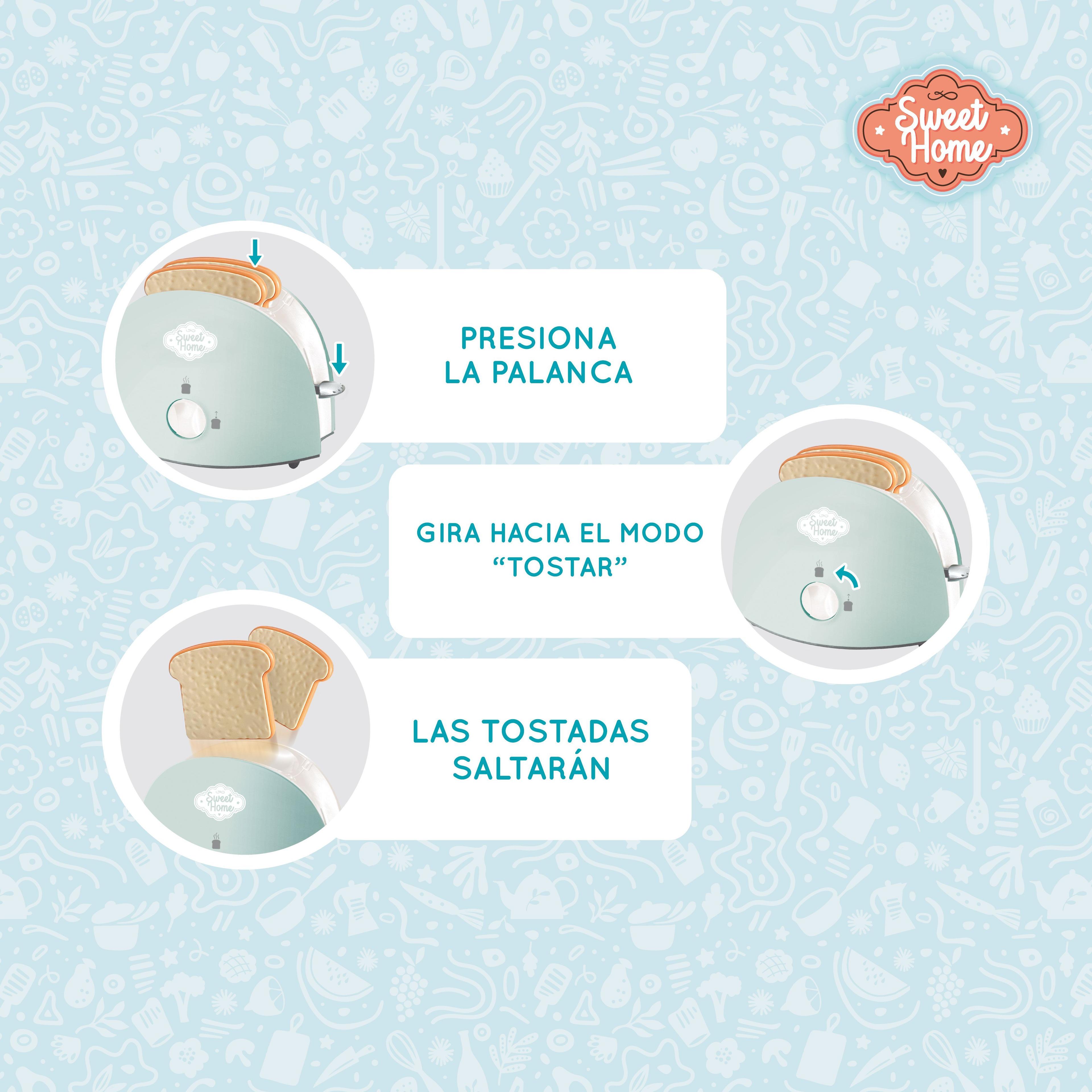 ¡A Jugar al Desayuno! Mi Primera Tostadora con Tostadas Saltarinas y 10 Accesorios-2