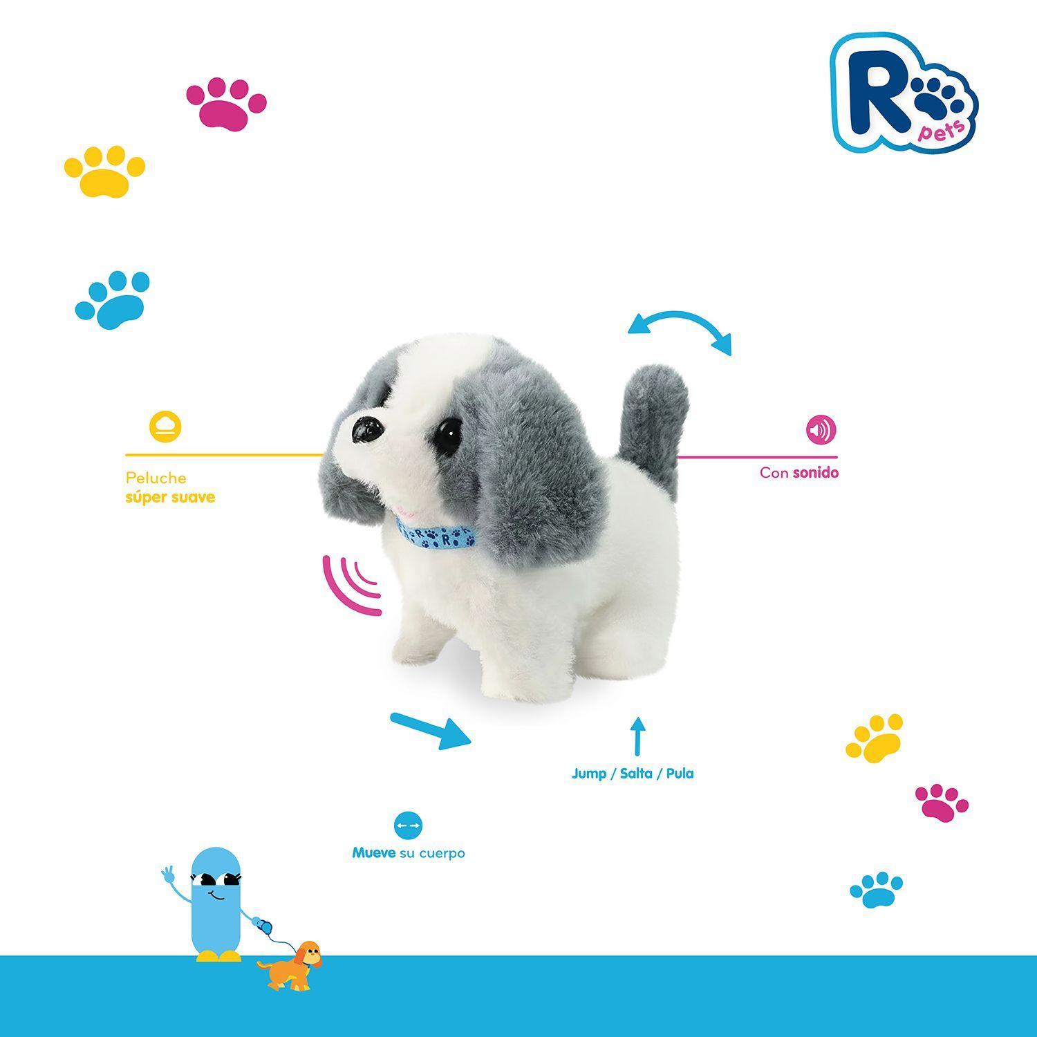 Peluche Perrito Interactivo Mascota con Sonido y Movimiento - Surtido-4