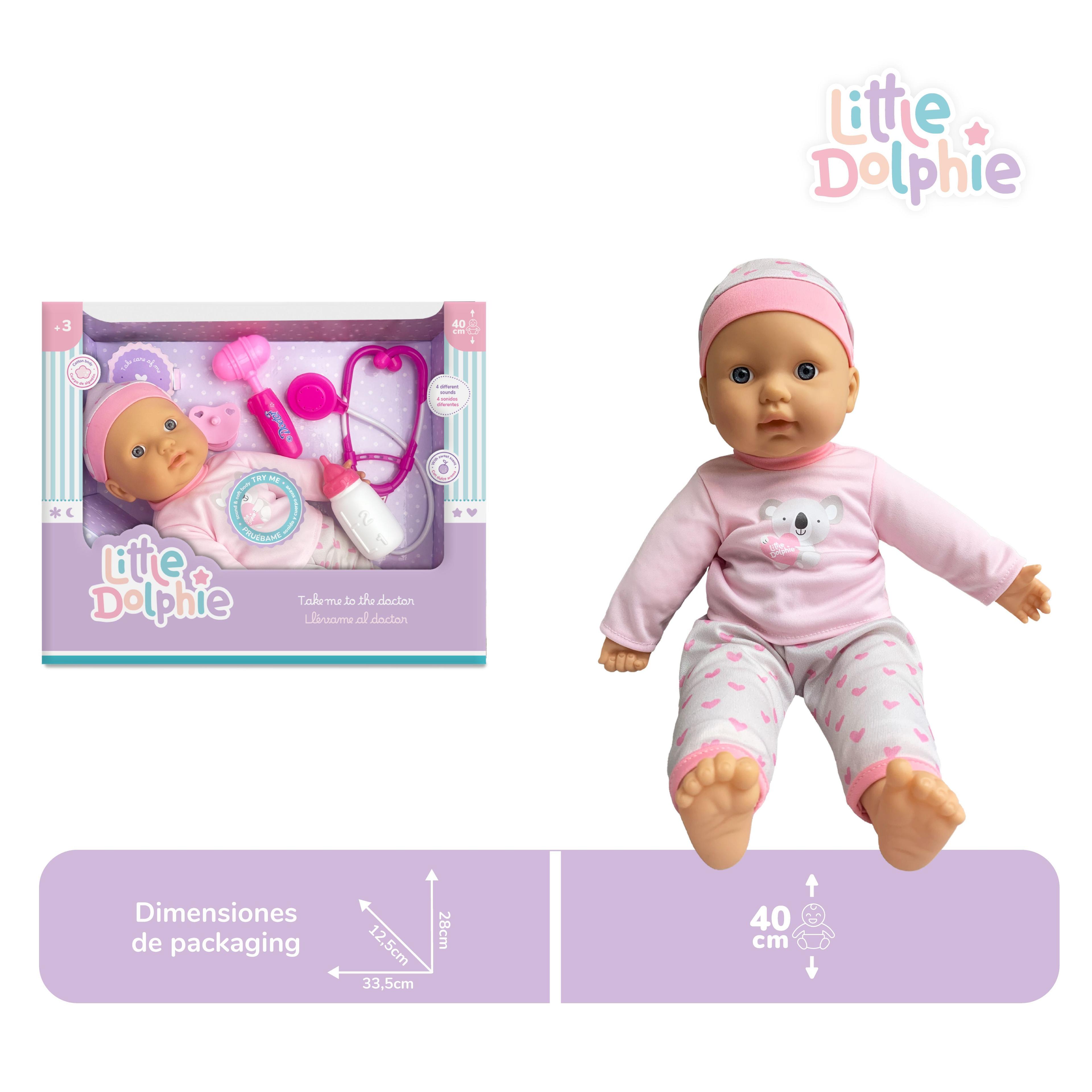  Llévame al Médico – Muñeca de 40 cm con Sonidos y Kit de Atención Médica-2