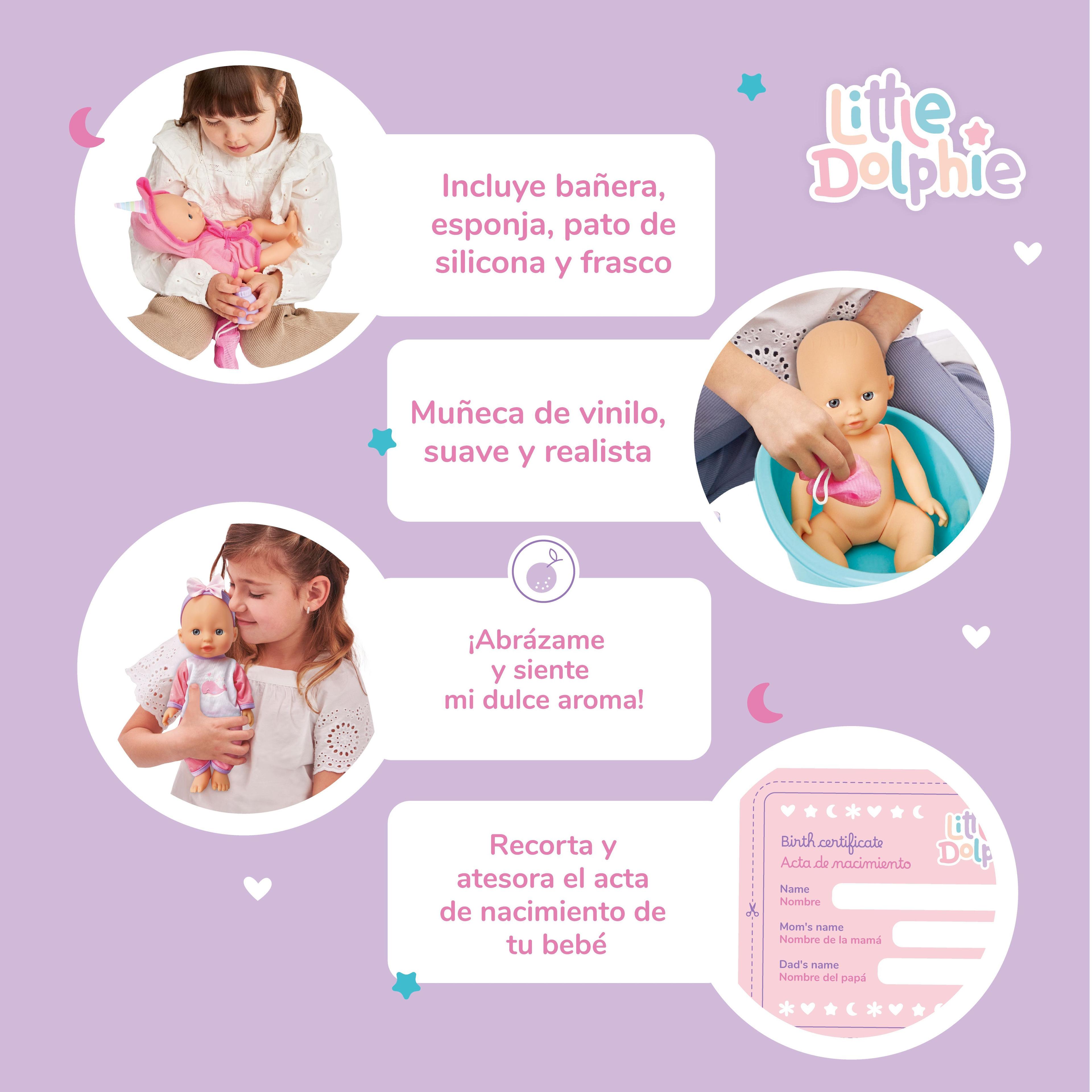Hora del Baño – Muñeca de 29 cm con Tina, Bata y Accesorios de Cuidado-3