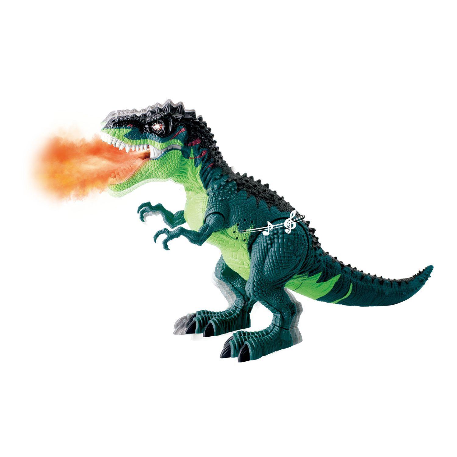 T-Rex Lanzallamas con Luz y Efecto de Fuego-0