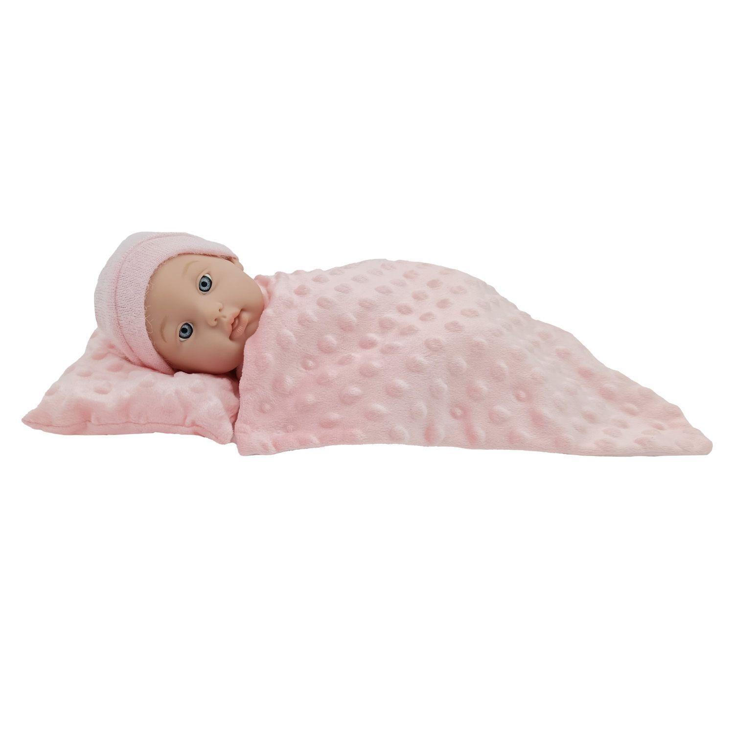  Dulces Sueños – Muñeca Recién Nacida de 30 cm con Cobija, Almohada y Chupete-2