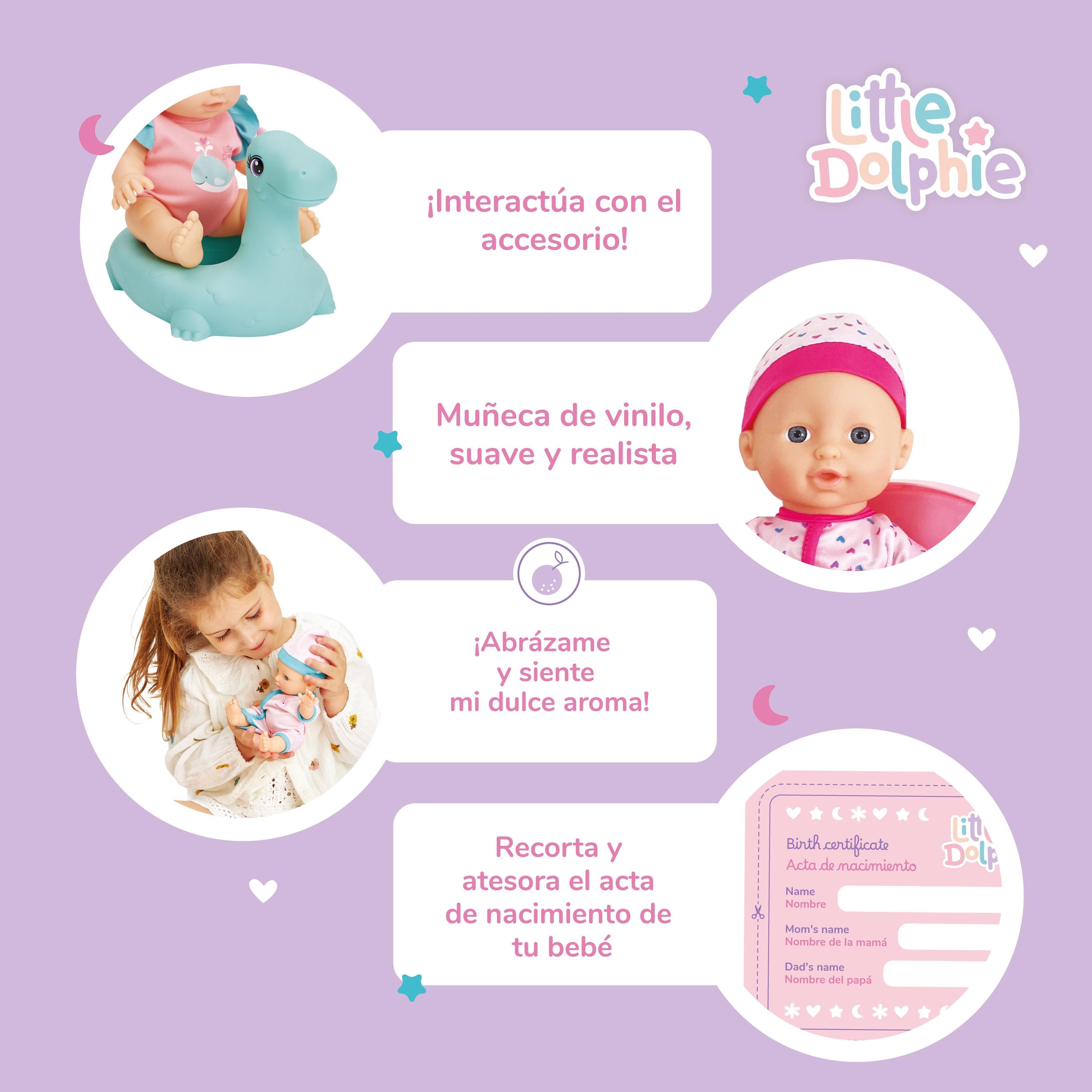 Mi Divertida Hora del Baño – Muñeca de 23 cm con Dinosaurio Inflable-3