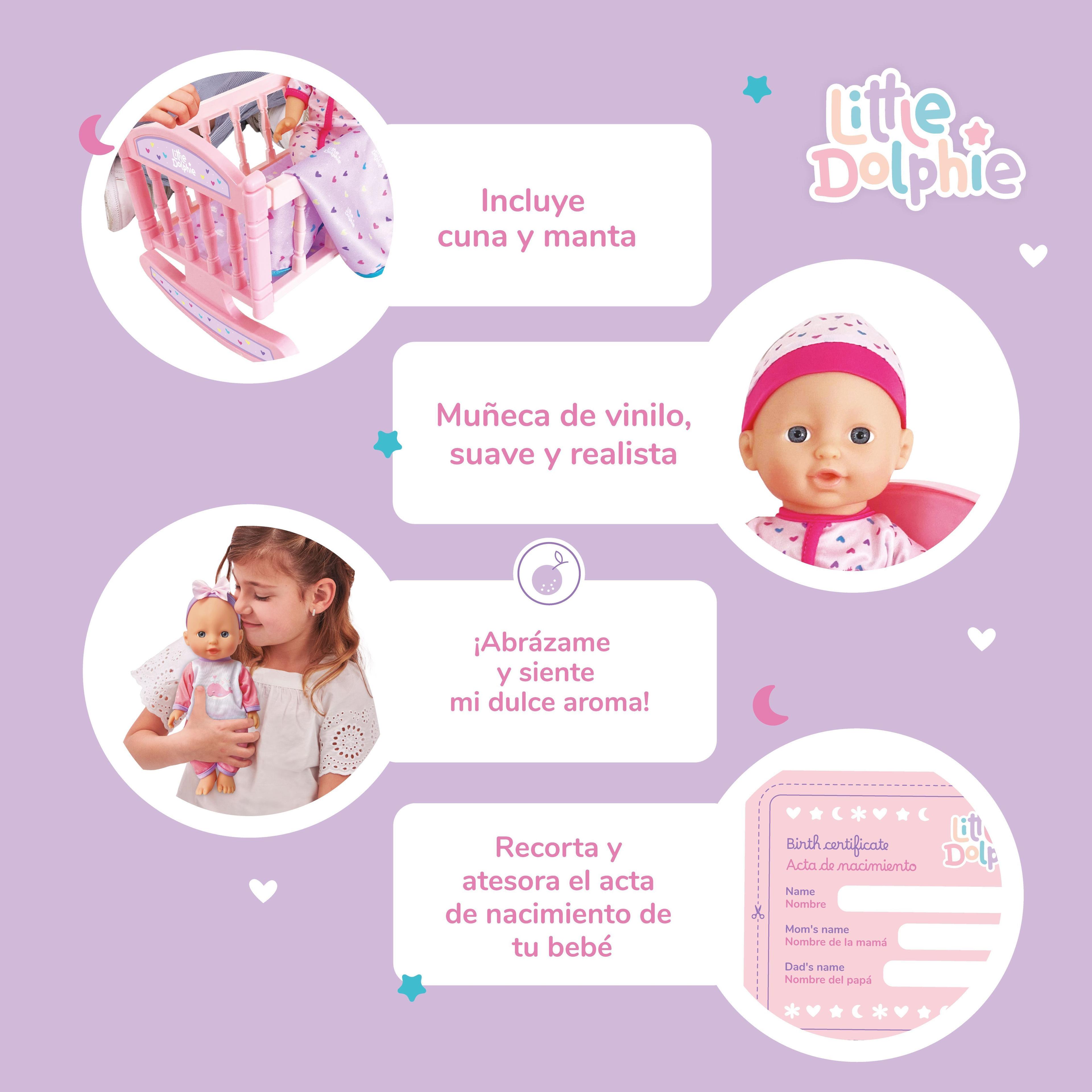 Hora de Dormir – Muñeca de 29 cm con Cuna, Manta y Aroma Suave-3