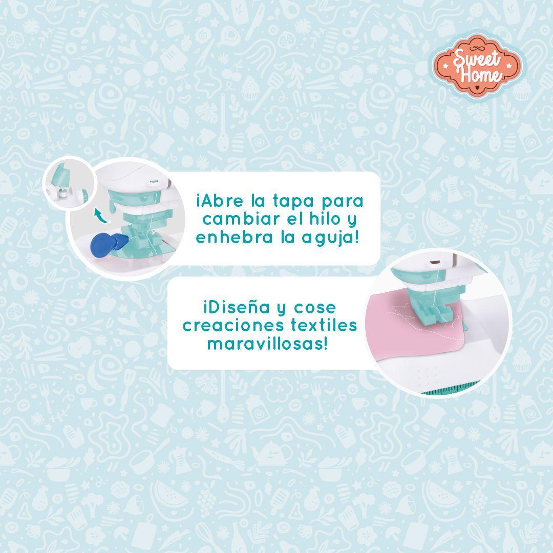 Máquina de Coser con Función Real de Costura  Juguete Niñas y Niños-3
