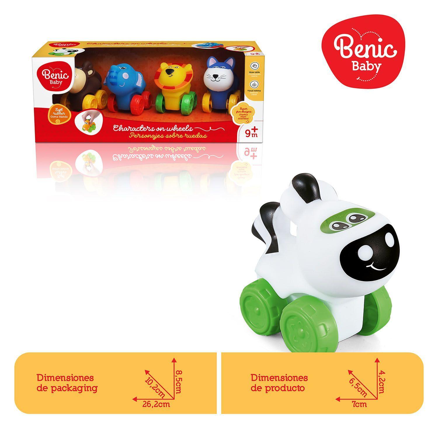 Set de 4 Autos para Bebés con forma de Animales-2
