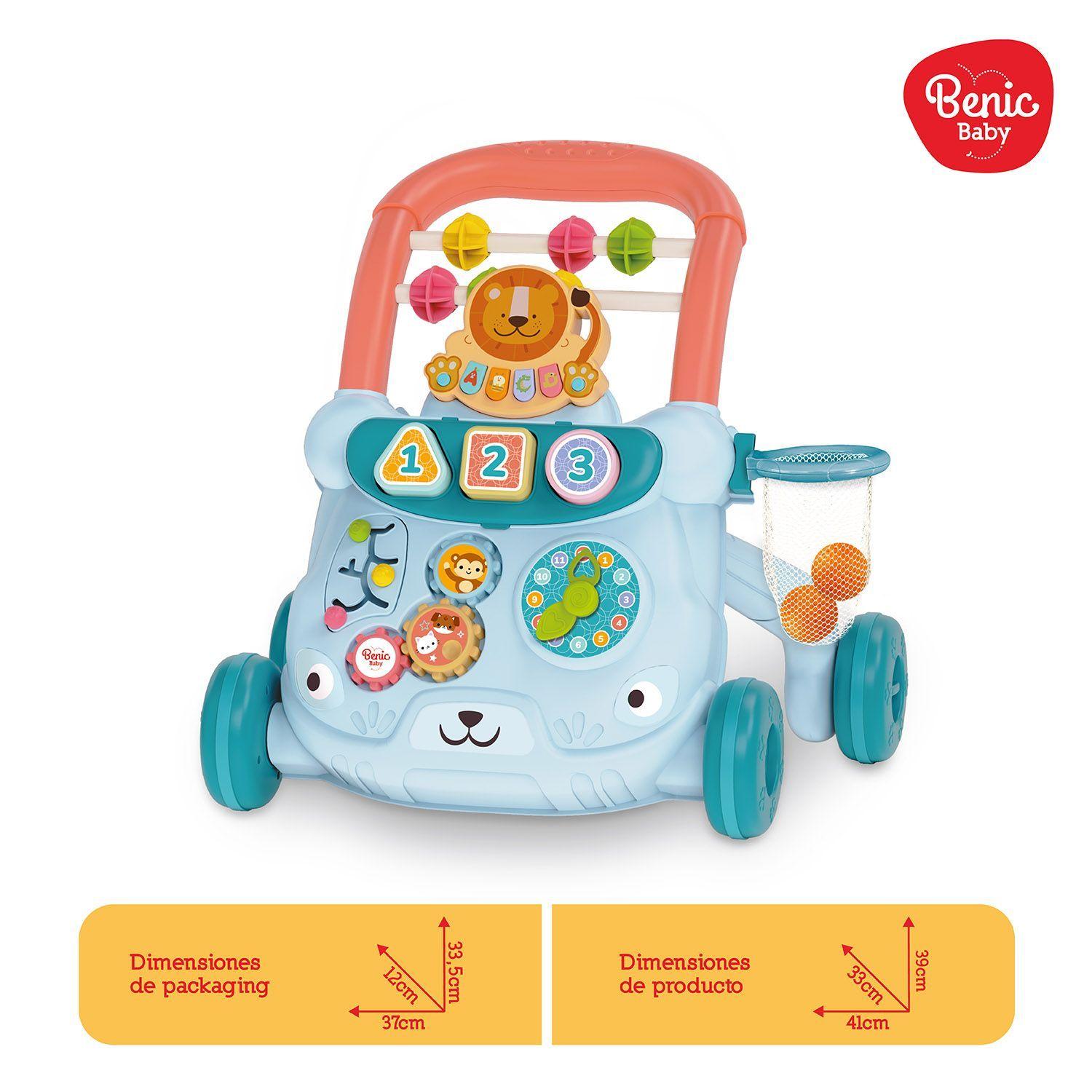 Andador Multifuncional Infantil con Sonido y Música - Celeste-2