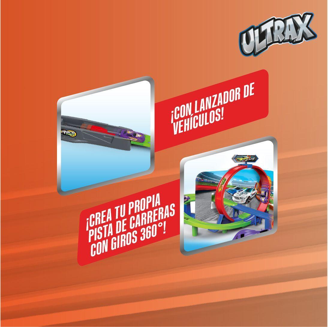 Juguete Pista Fuego y Giros de 360° de Ultrax-3
