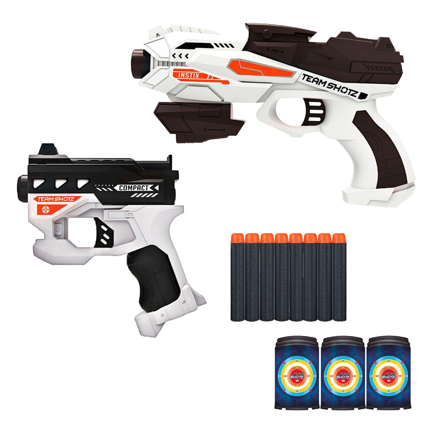 Set de Lanzadores Instix & Compact de Team Shotz - Diversión, Precisión y Desafíos en Cada Disparo-2