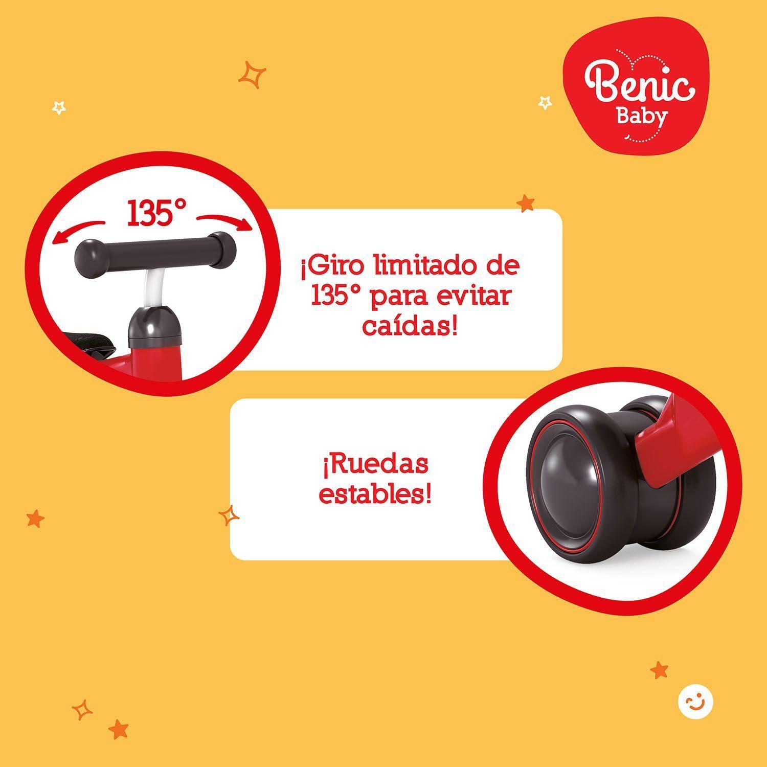Bicicleta de Equilibrio Rosada Sin pedales 50 cm Juguete Bebés -3