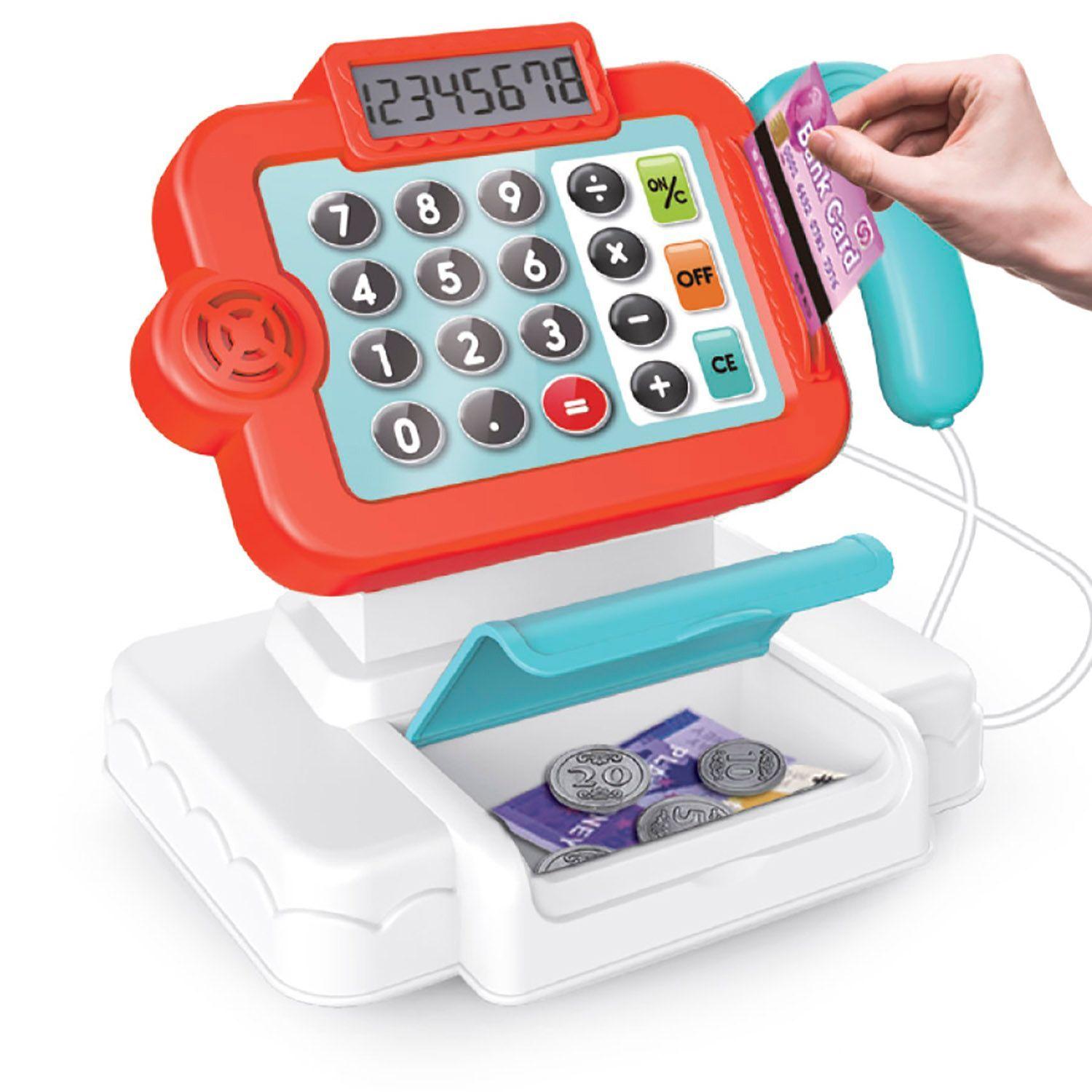 ¡Tu Primer Supermercado! Caja Registradora con Luz, Sonido y Accesorios Realistas-5
