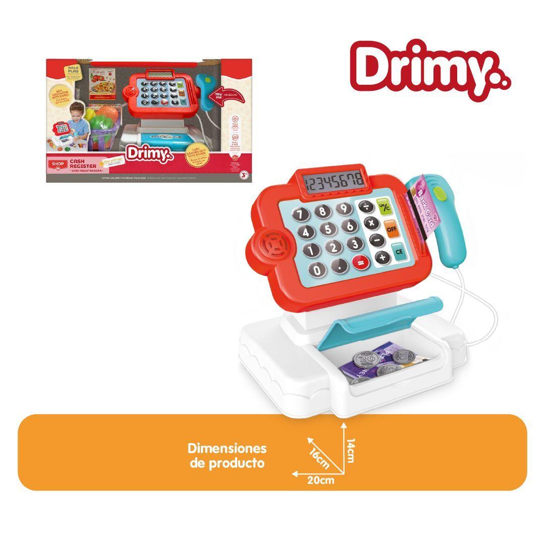 Caja Registradora Juguete con sonido, luz y canasta-2