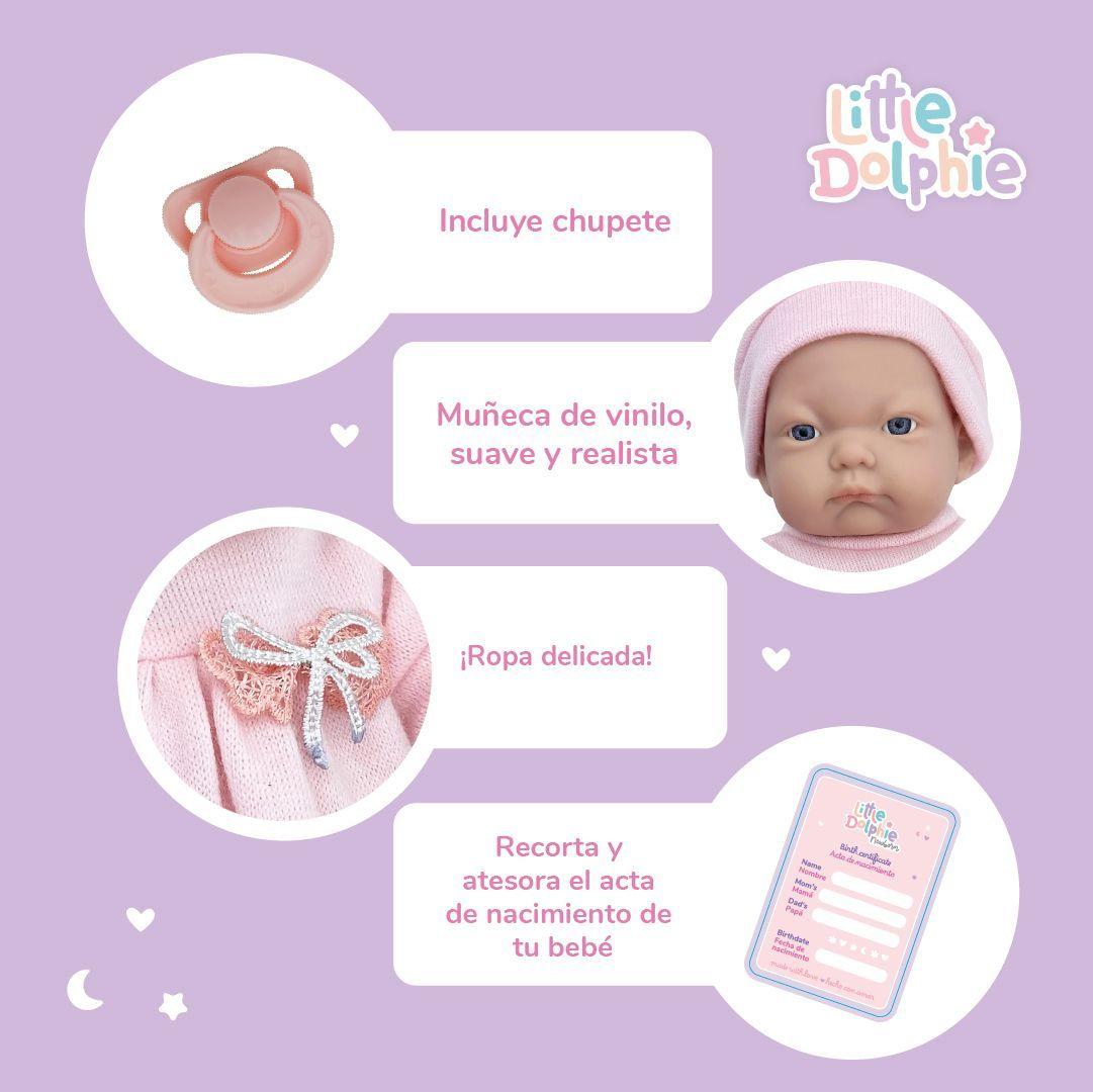 Muñeca Reborn Recién Nacida 30 cm Realista-3