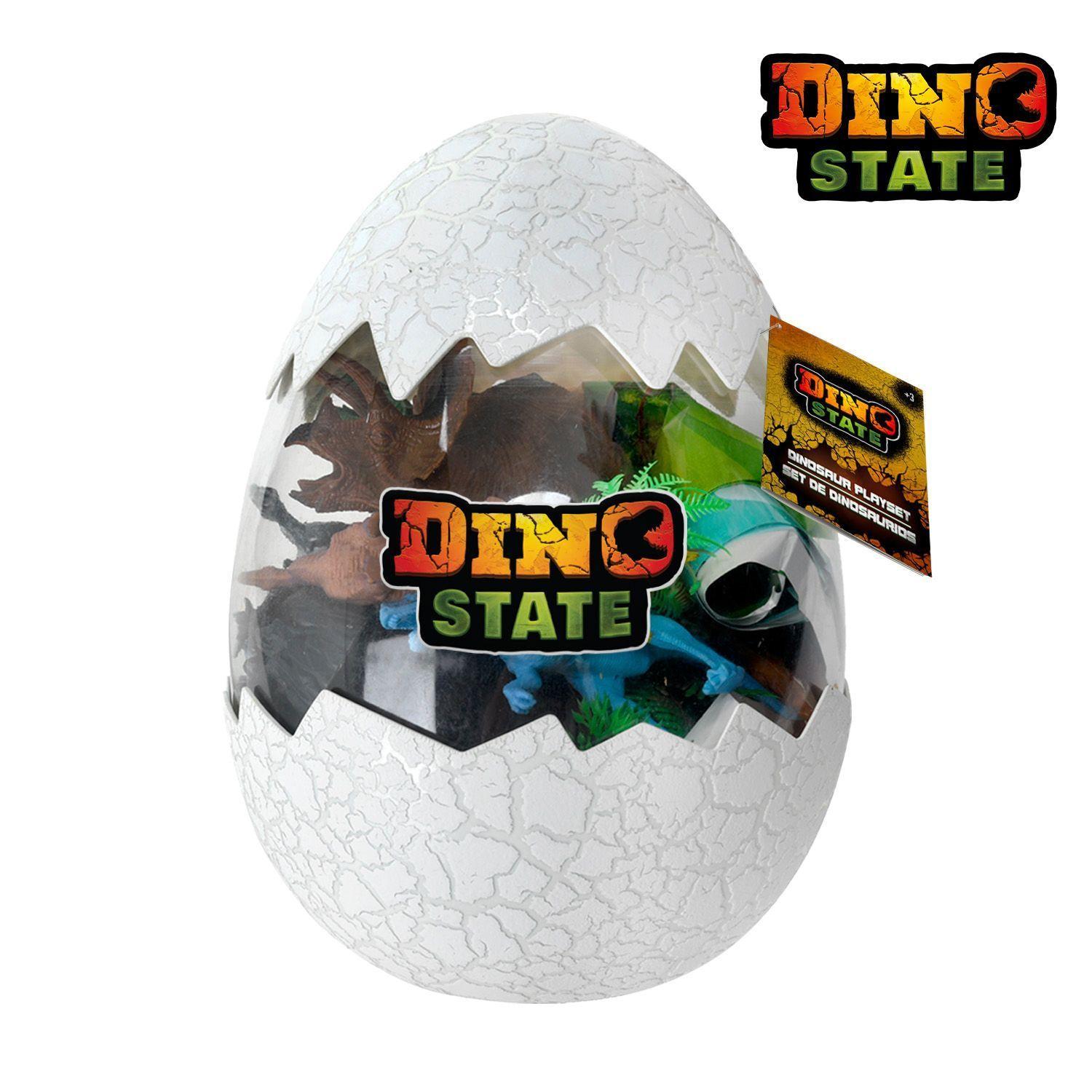 Huevo Sorpresa con Dinosaurios y Accesorios 21 cm-1