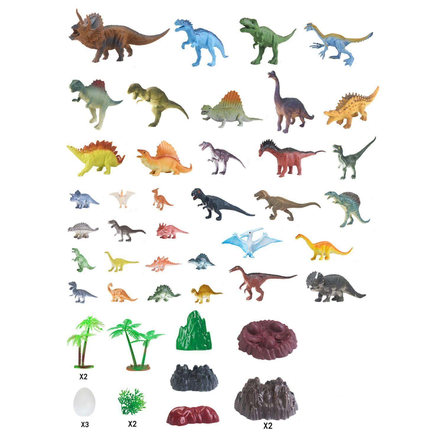 Huevo Sorpresa con Dinosaurios y Accesorios 21 cm-3