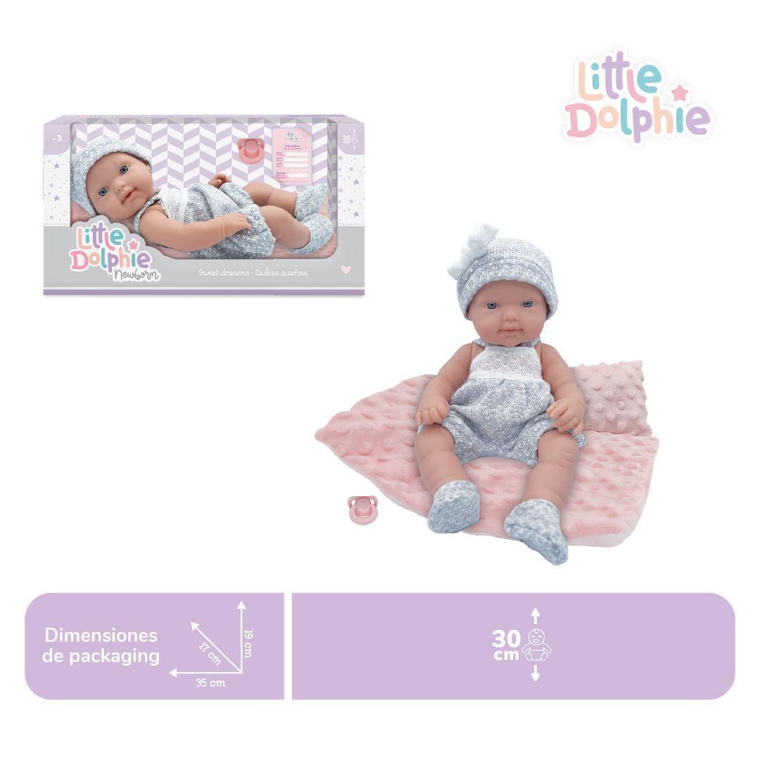 Muñeca Reborn Recién Nacida 30 cm Realista - Rosado-2