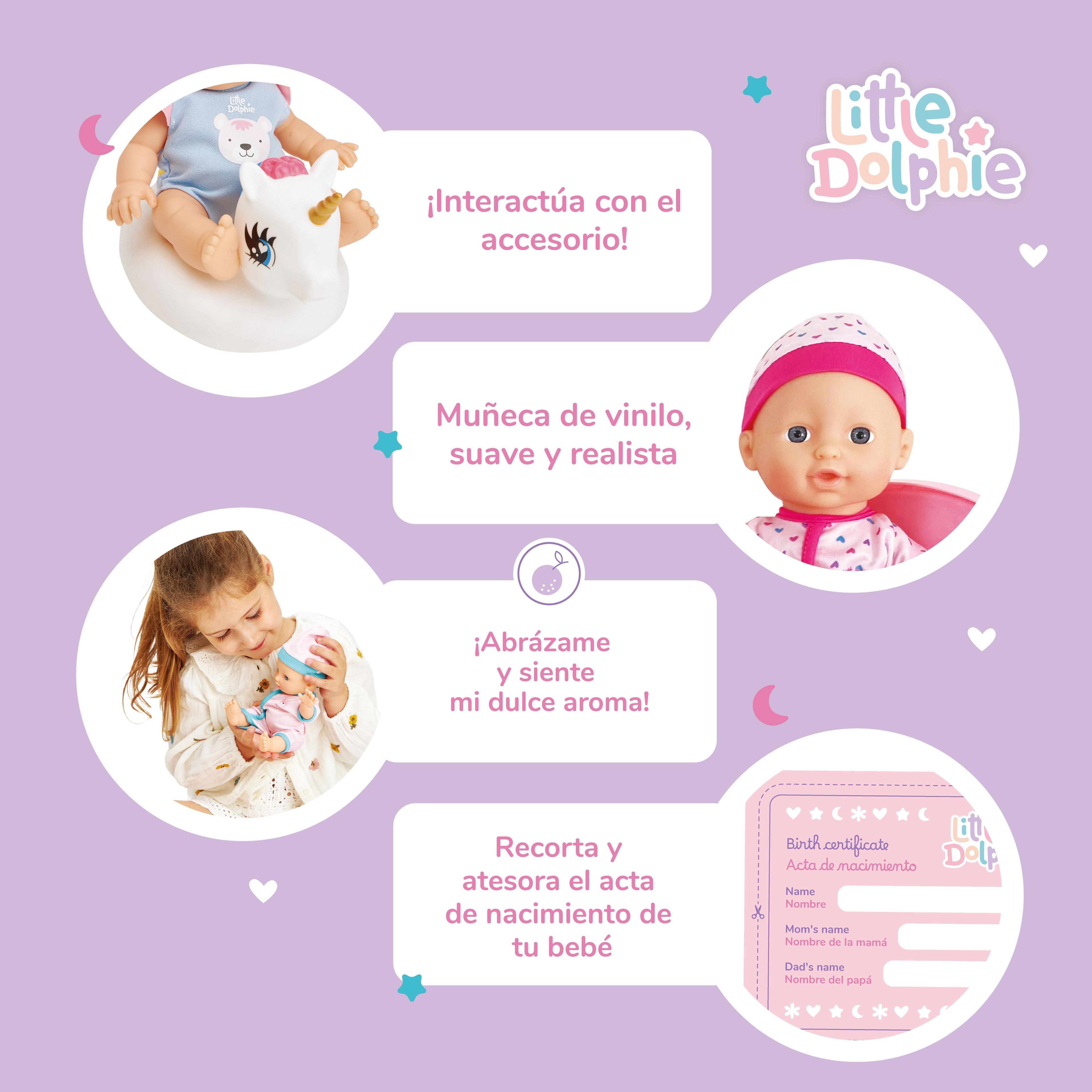 Mi Divertida Hora del Baño – Muñeca de 23 cm con Unicornio Inflable y Aroma Suave-3
