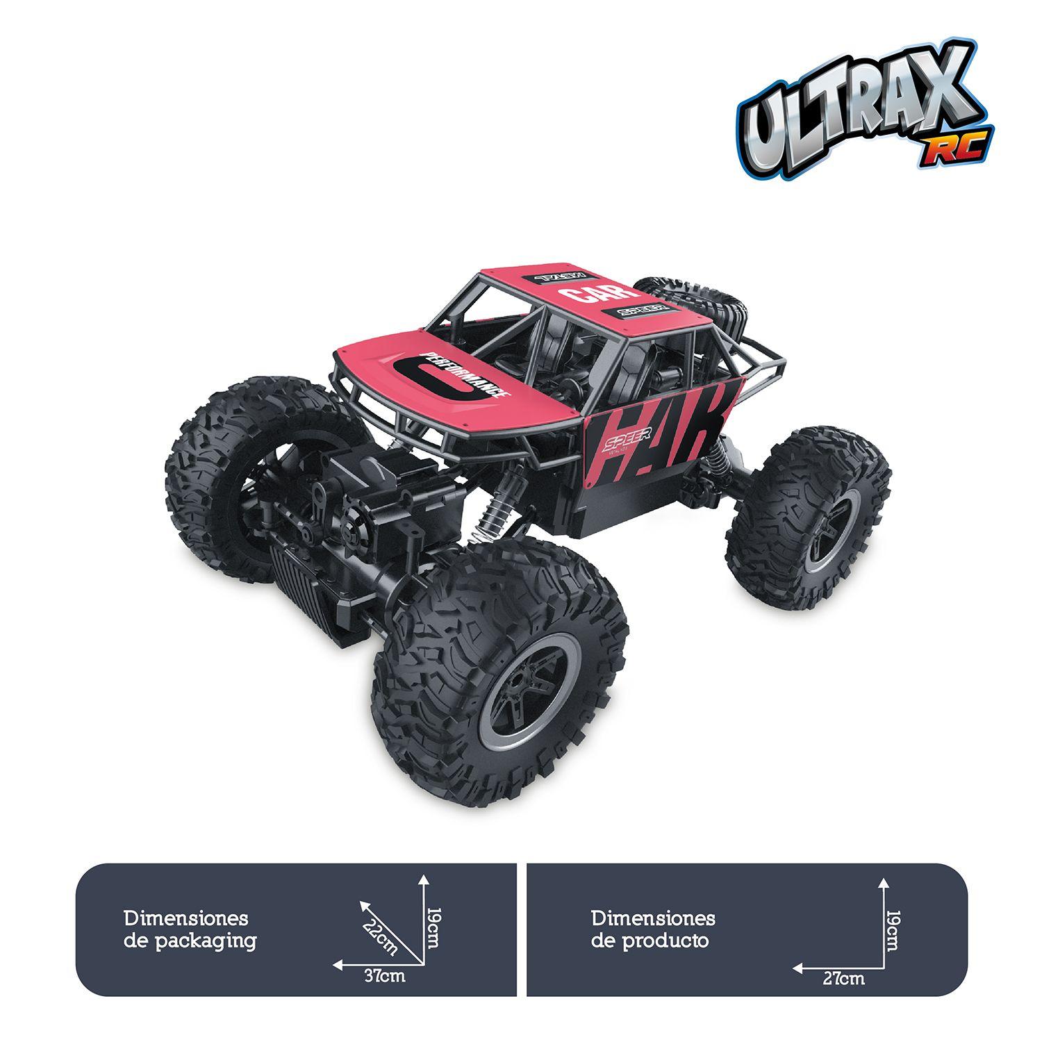 Auto RC Metálico 1:16 4x4 con Control 2.4 GHz y Batería Reca-2